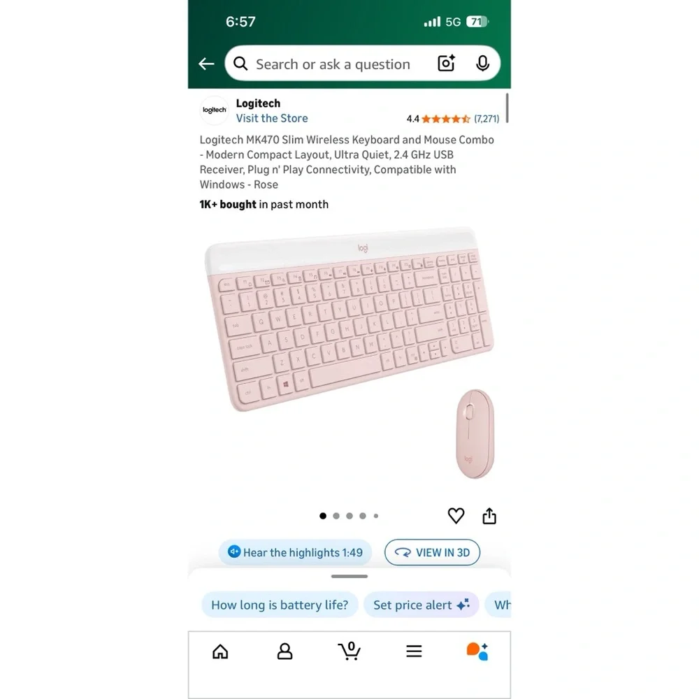 Logitech brand low